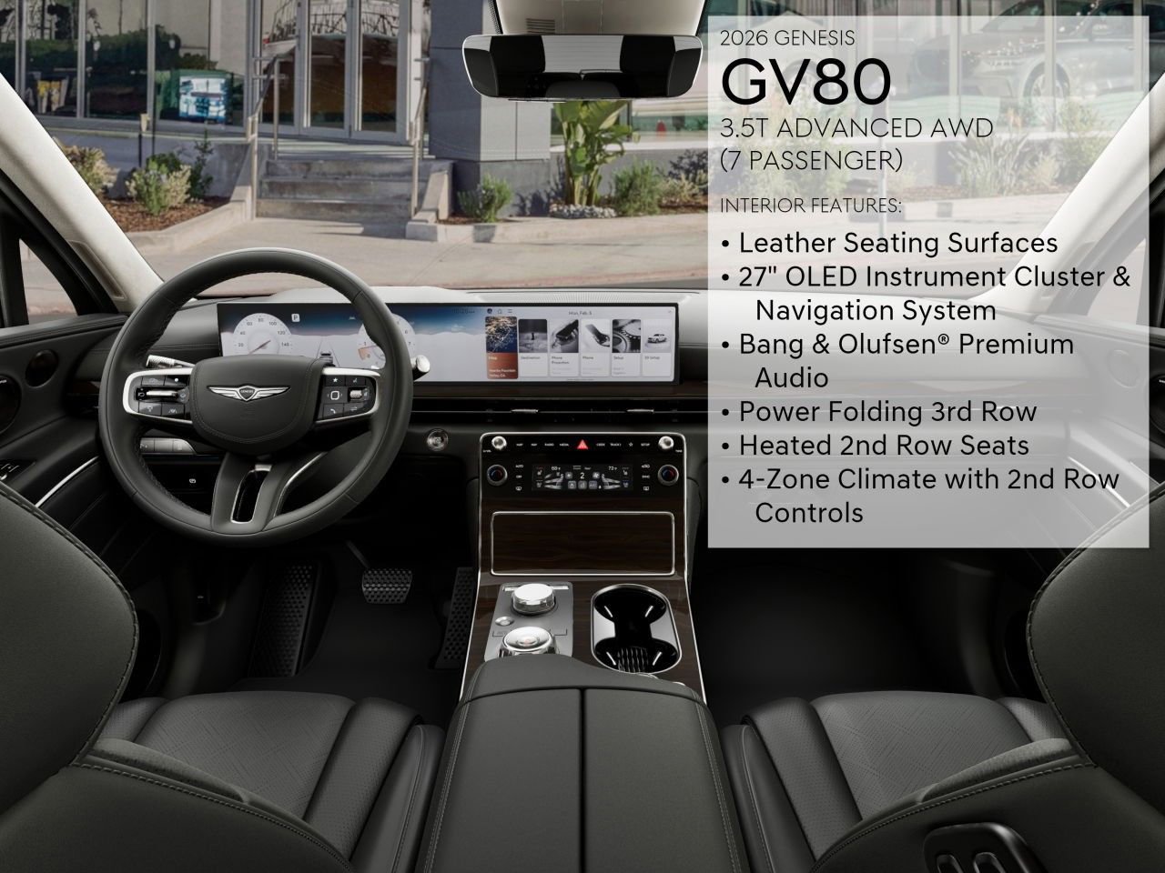 New 2026 Genesis GV80 3.5T Advanced image 18