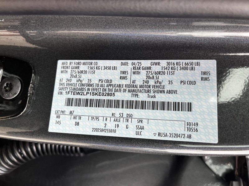 New 2025 Ford F150 STX w/ STX Black Appearance Package AWD/4WD image 16