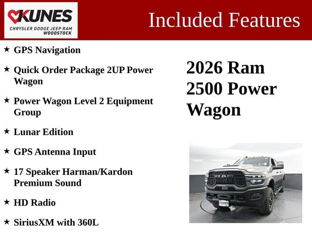 New 2026 RAM 2500 Power Wagon AWD/4WD image 3