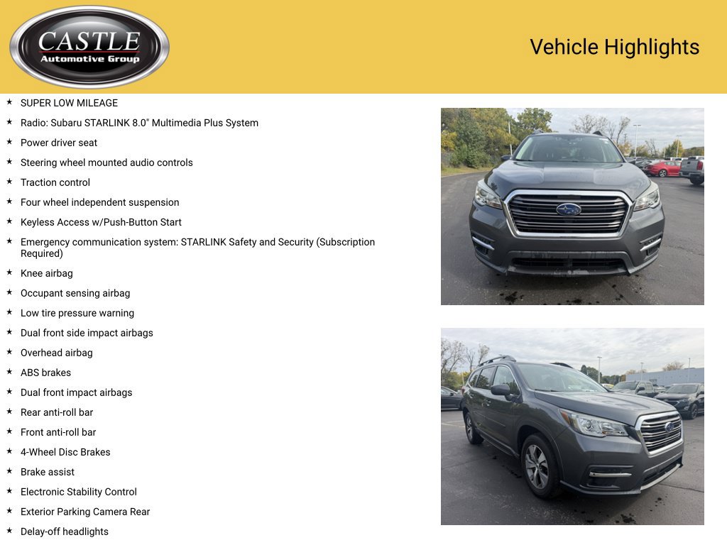 Used 2020 Subaru Ascent Premium w/ Convenience Package AWD/4WD image 4