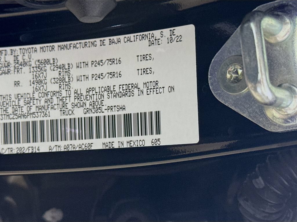 Certified 2023 Toyota Tacoma SR AWD/4WD image 28