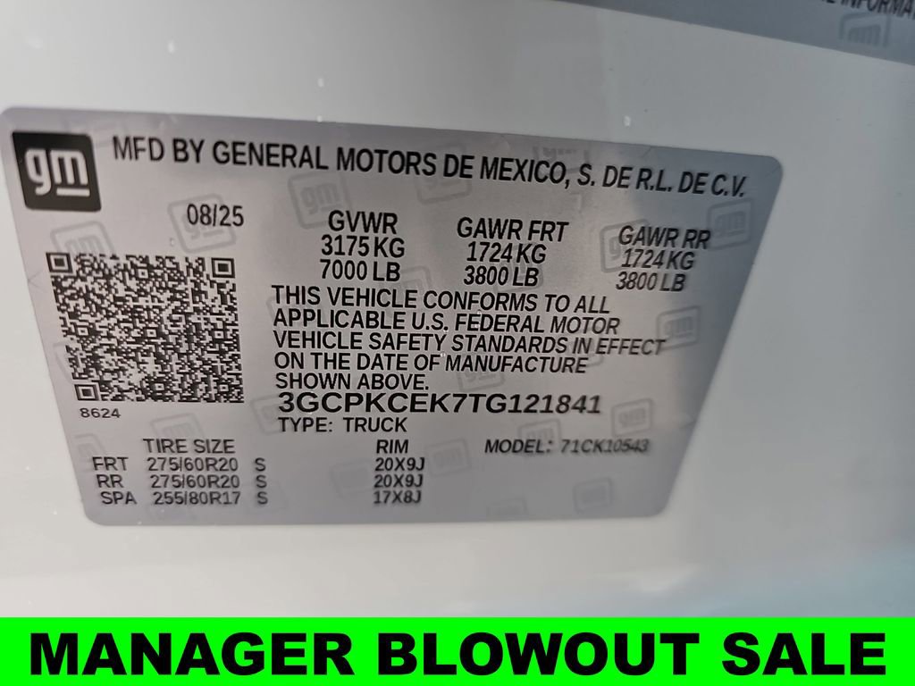 New 2026 Chevrolet Silverado 1500 Custom Trail Boss w/ Turbomax Blackout Package AWD/4WD image 42