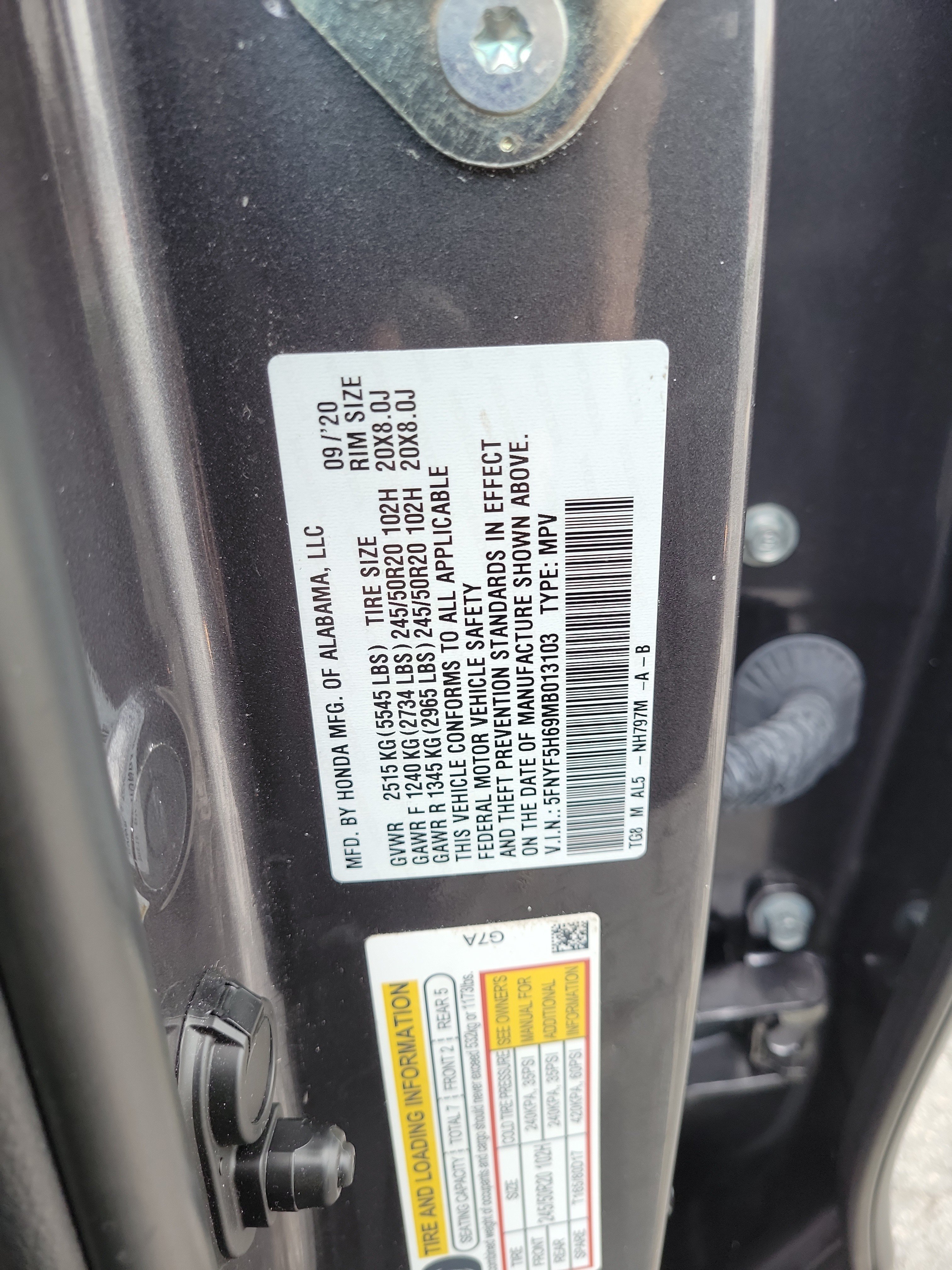 Used 2021 Honda Pilot Touring image 28