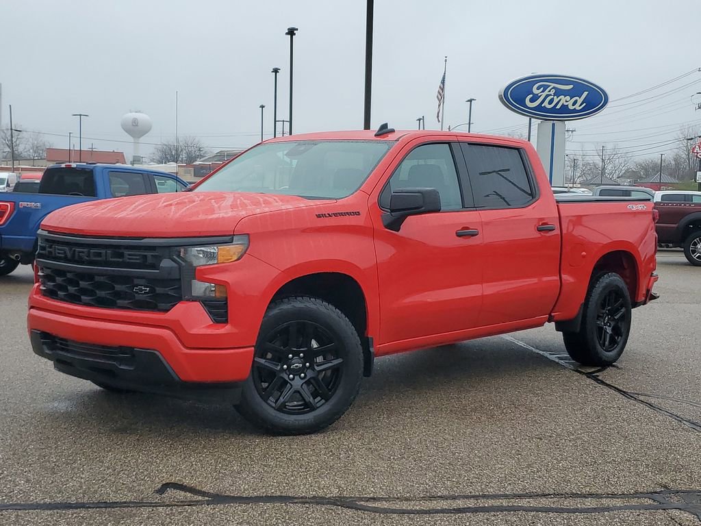 Used 2023 Chevrolet Silverado 1500 Custom w/ LPO, Dark Essentials Package AWD/4WD image 1
