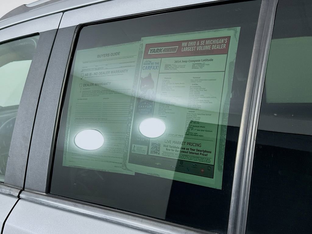 Used 2014 Jeep Compass Latitude FWD image 12