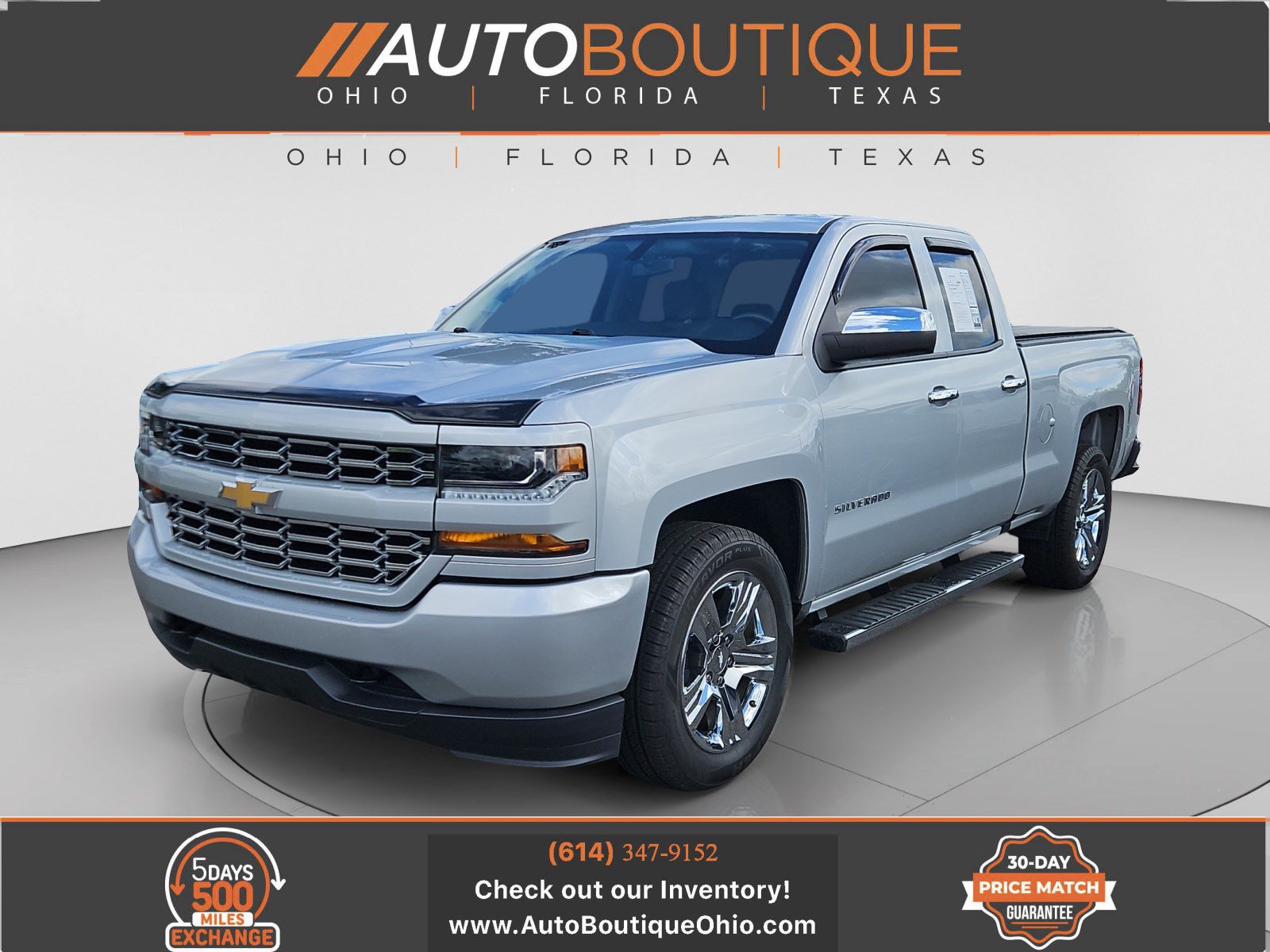 Used 2018 Chevrolet Silverado 1500 Custom RWD image 1