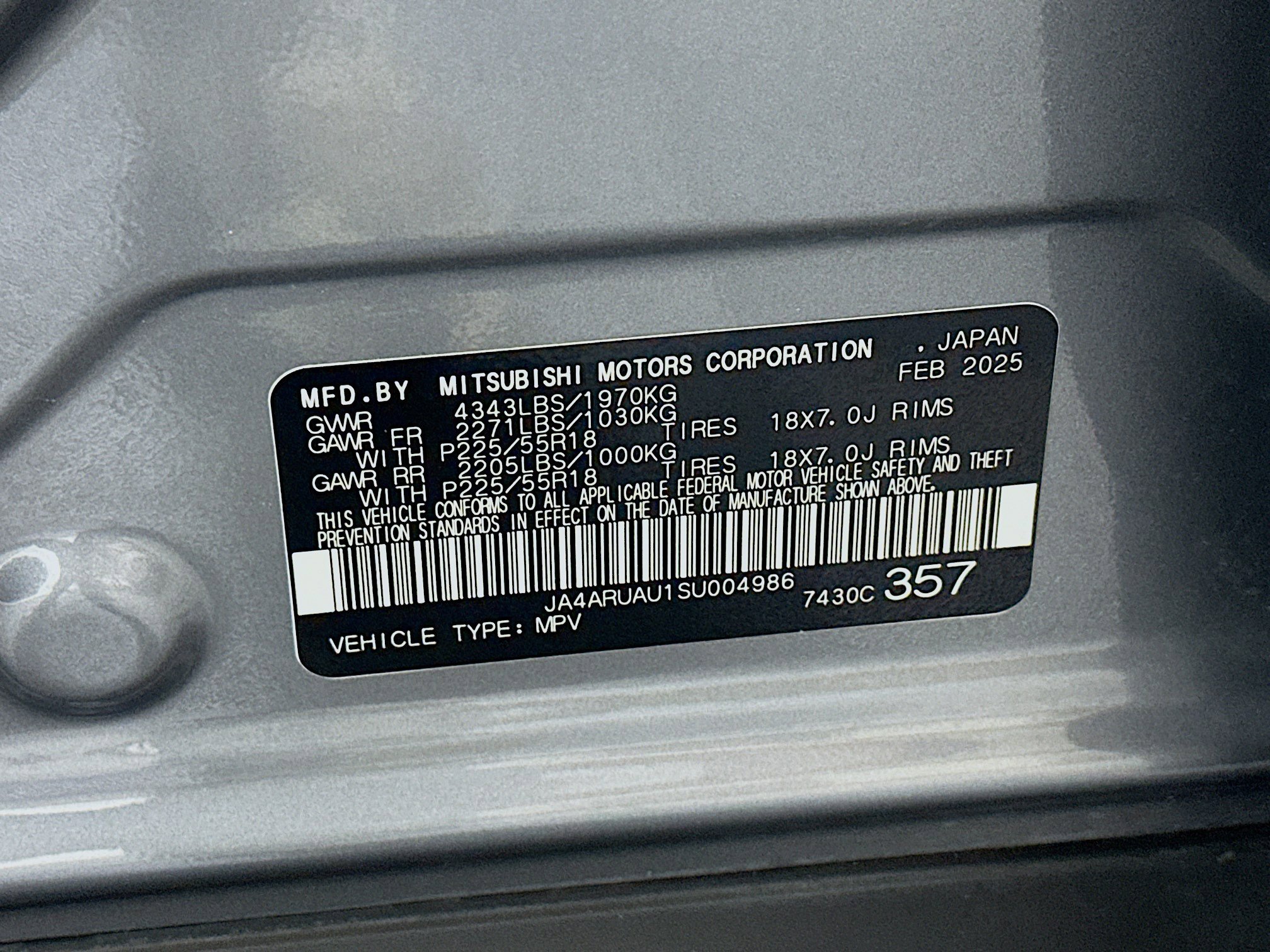 Used 2025 Mitsubishi Outlander Sport SE image 12