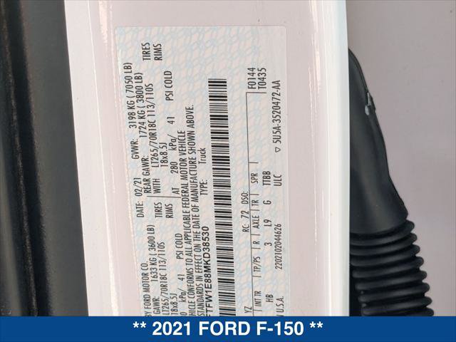 Used 2021 Ford F150 Lariat w/ Equipment Group 502A High image 25
