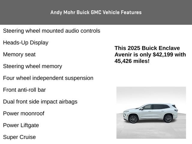 Used 2025 Buick Enclave Avenir w/ Super Cruise Package FWD image 17