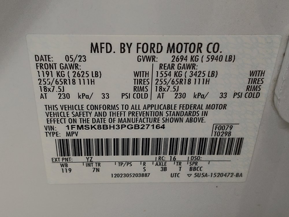 Used 2023 Ford Explorer 4WD image 33