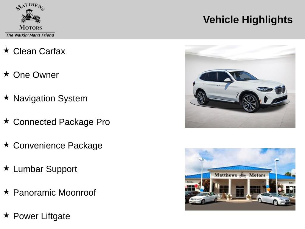 Used 2022 BMW X3 sDrive30i w/ Convenience Package RWD image 14