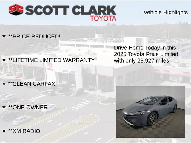 Used 2025 Toyota Prius Limited FWD image 12