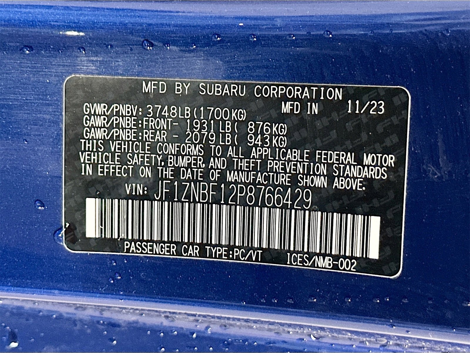 Used 2023 Toyota GR86 Premium w/ ALL Weather Mat Package (TMS) image 29