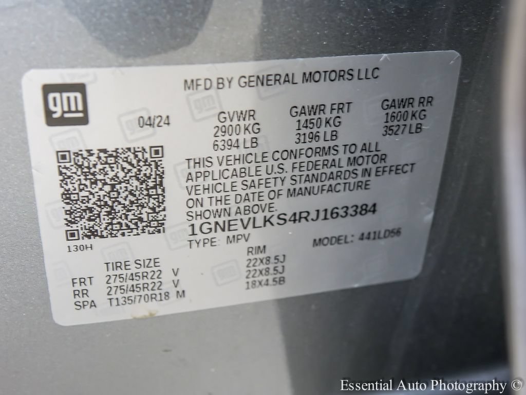 Used 2024 Chevrolet Traverse RS w/ LPO, Floor Liner Package AWD/4WD image 29