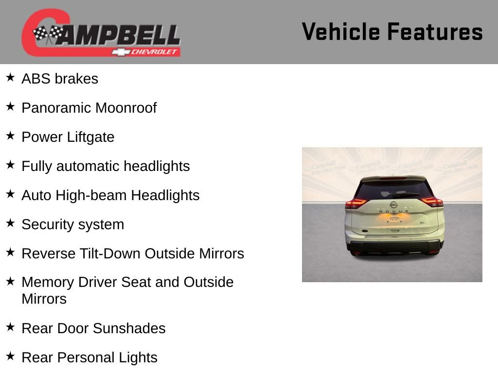 Used 2025 Nissan Rogue SL w/ SL Premium Package image 16