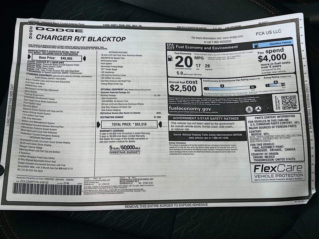 New 2026 Dodge Charger R/T image 21