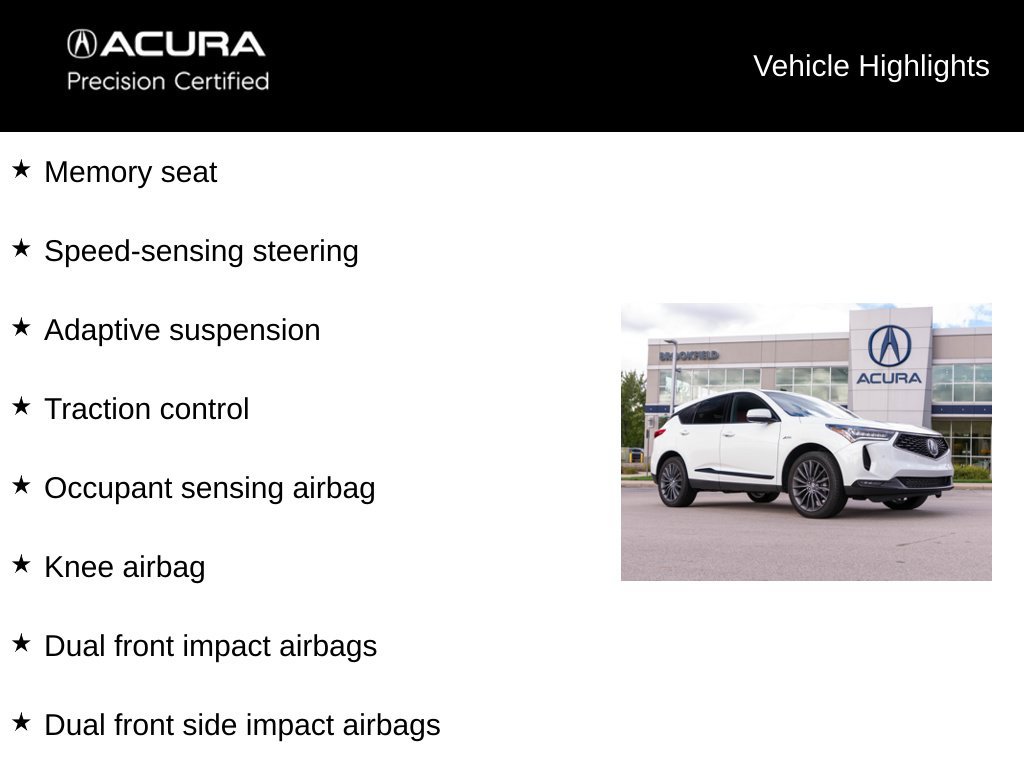 Certified 2023 Acura RDX w/ Advance Package AWD/4WD image 9