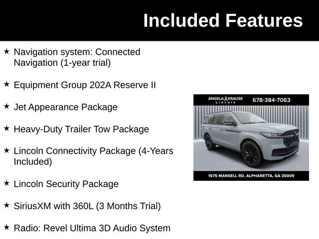 New 2026 Lincoln Navigator Reserve w/ Jet Appearance Package AWD/4WD image 6