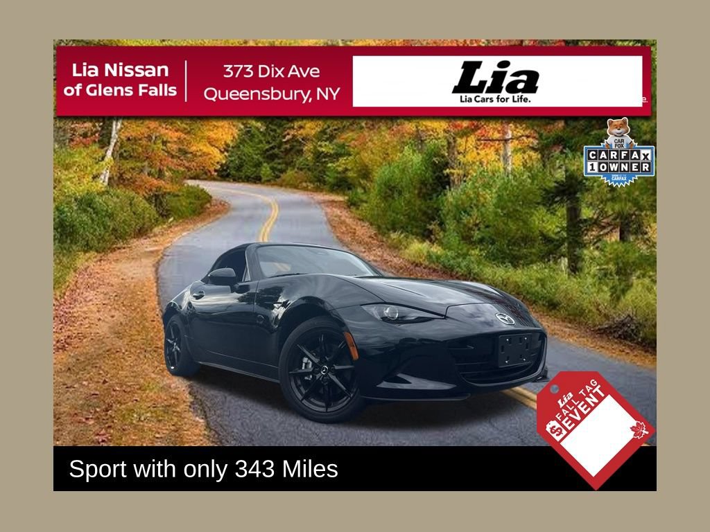 Used 2024 MAZDA MX-5 Miata Sport RWD image 1