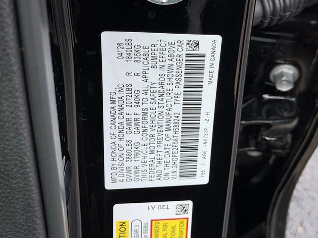Certified 2026 Honda Civic Sport image 21