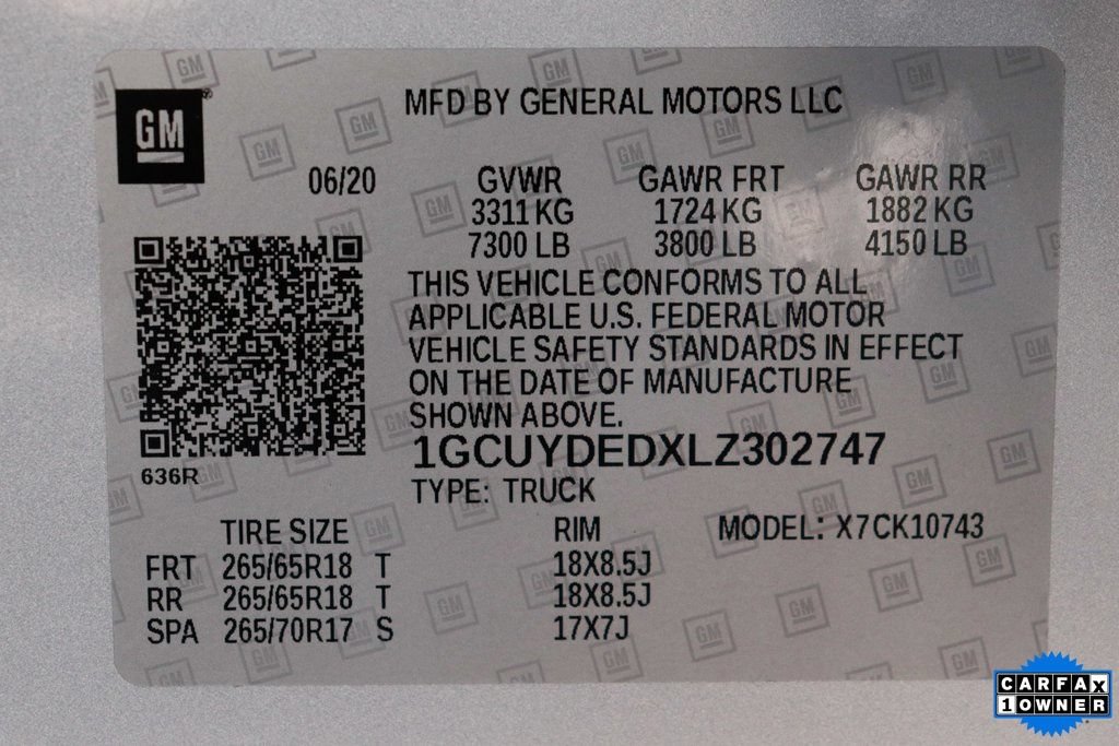 Used 2020 Chevrolet Silverado 1500 LT w/ Convenience Package AWD/4WD image 52