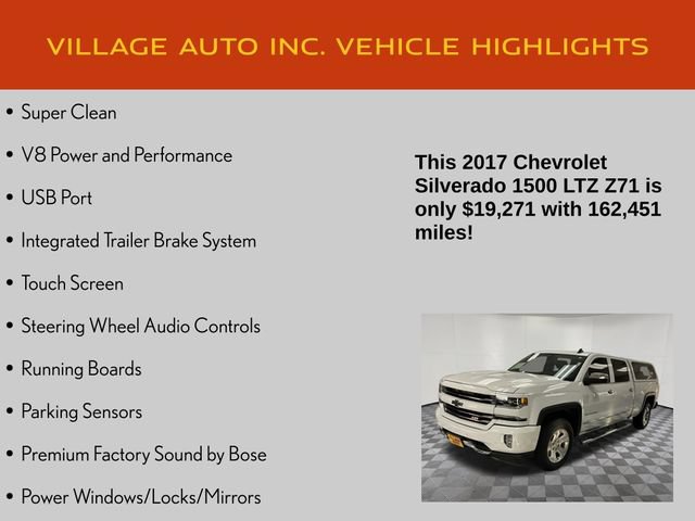 Used 2017 Chevrolet Silverado 1500 LTZ Z71 w/ LTZ Plus Package AWD/4WD image 7