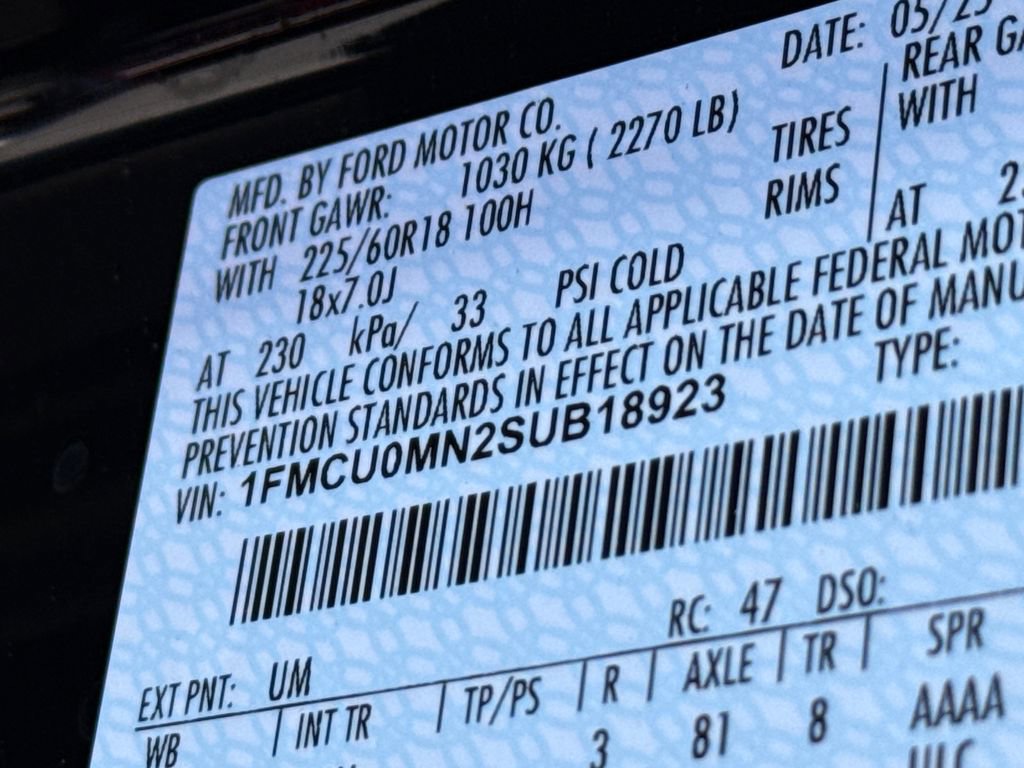 Certified 2025 Ford Escape ST-Line image 31