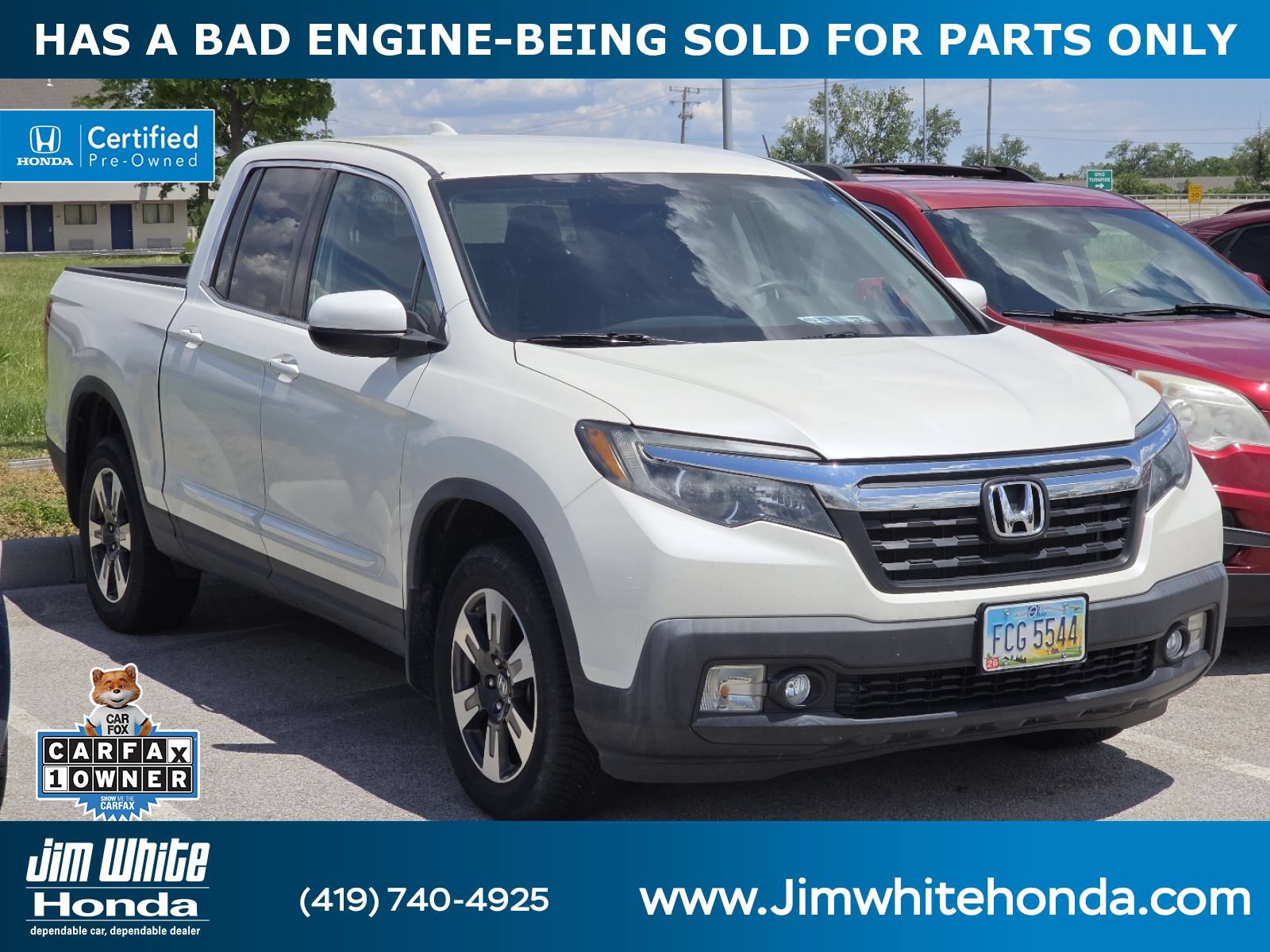 Used 2017 Honda Ridgeline RTL