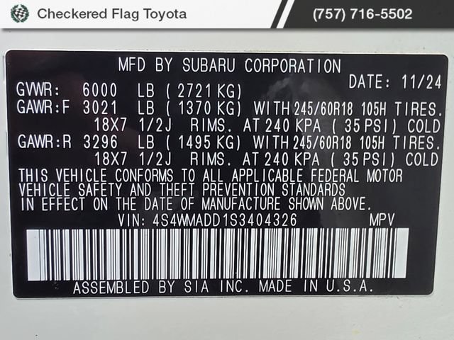 Used 2025 Subaru Ascent Premium AWD/4WD image 49