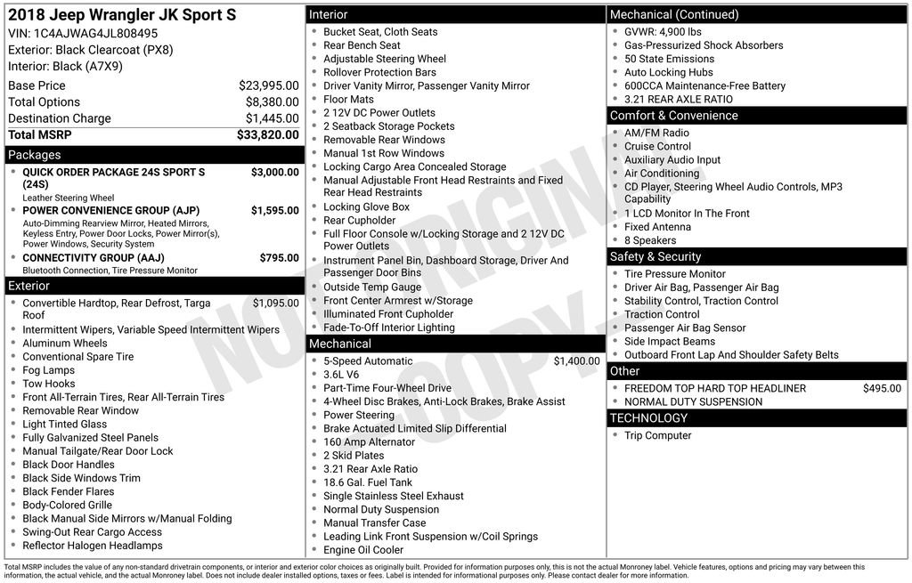 Used 2018 Jeep Wrangler Sport image 4