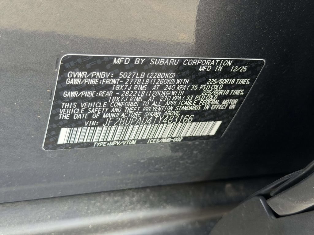 Certified 2026 Subaru Outback Premium AWD/4WD image 27