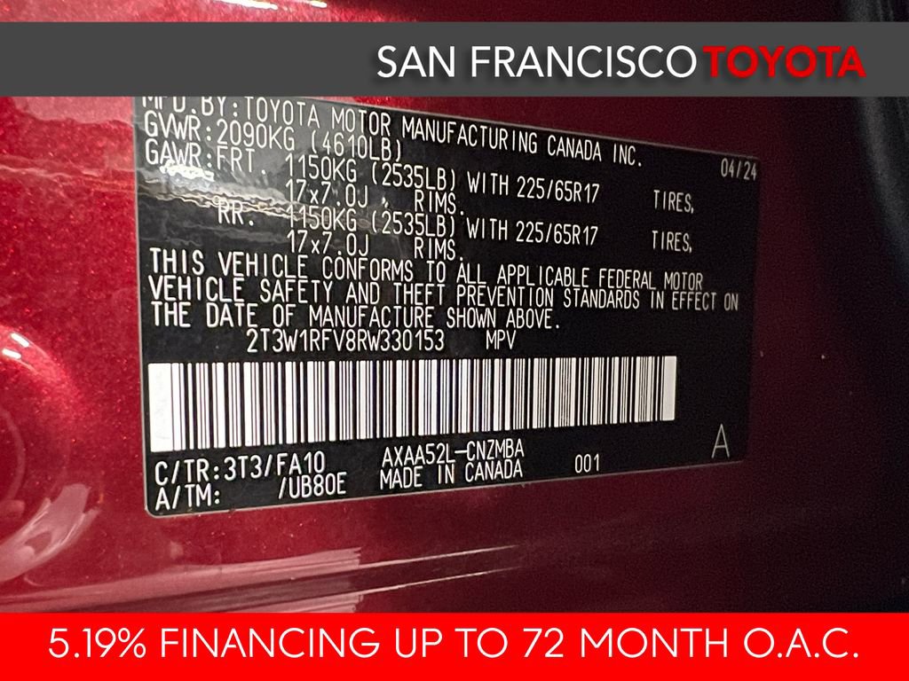 Certified 2024 Toyota RAV4 XLE w/ Convenience Package FWD image 42