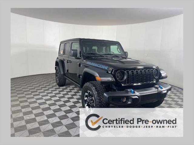 Certified 2025 Jeep Wrangler Unlimited Rubicon 4xe w/ Safety Group AWD/4WD image 1