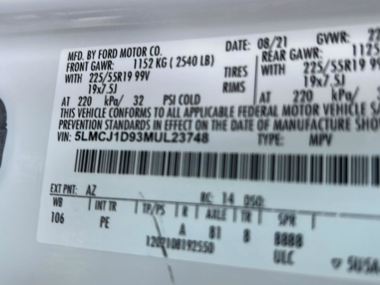 Used 2021 Lincoln Corsair AWD w/ Premium Package image 46