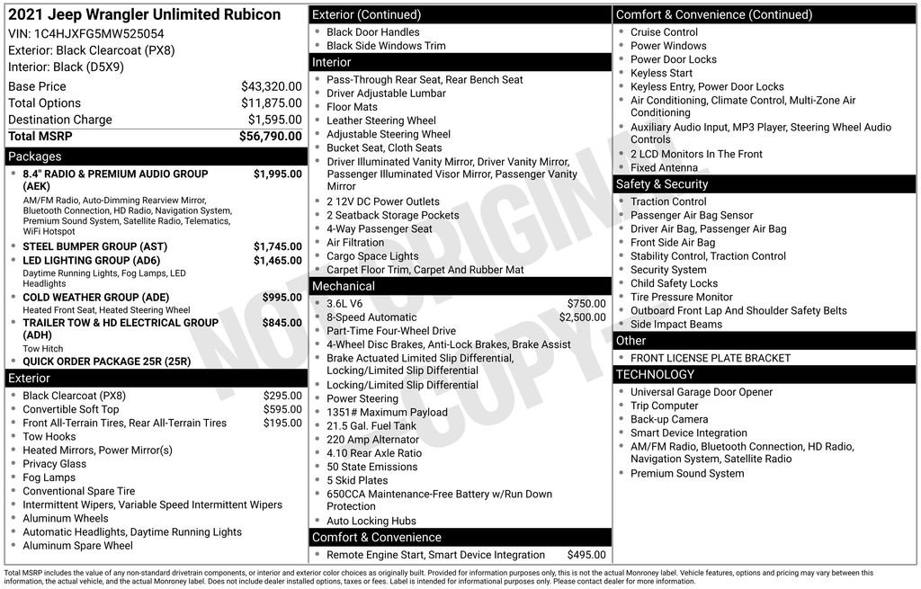 Certified 2021 Jeep Wrangler Unlimited Rubicon image 45