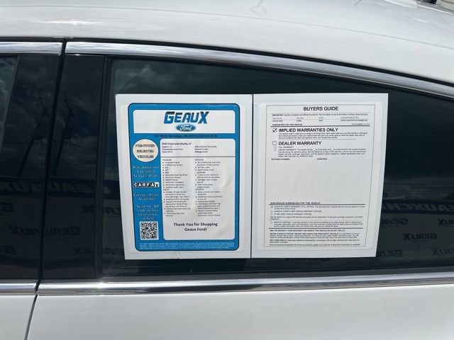 Used 2025 Chevrolet Malibu LT FWD image 20