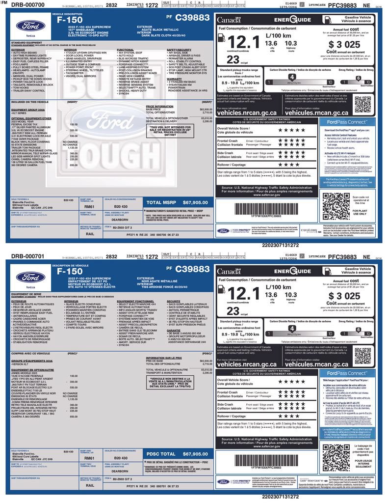 Used 2023 Ford F150 XLT w/ Trailer Tow Package AWD/4WD image 47