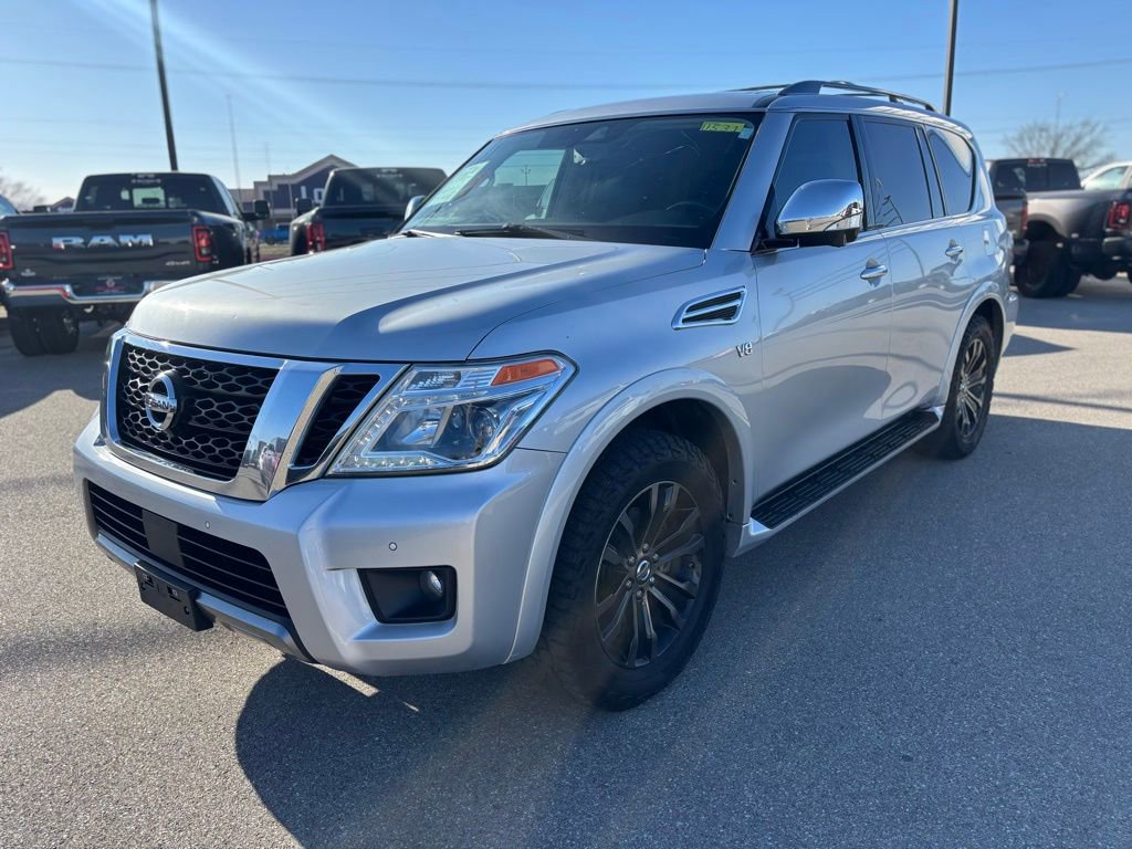 Used 2019 Nissan Armada Platinum w/ Captain's Chairs Package image 2