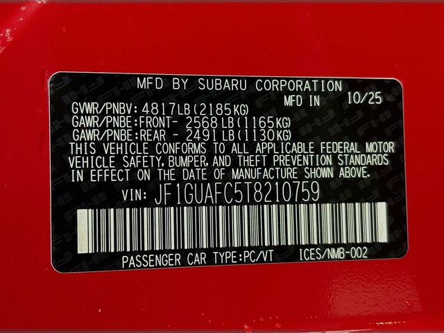 New 2026 Subaru Impreza 2.0i Sport image 31