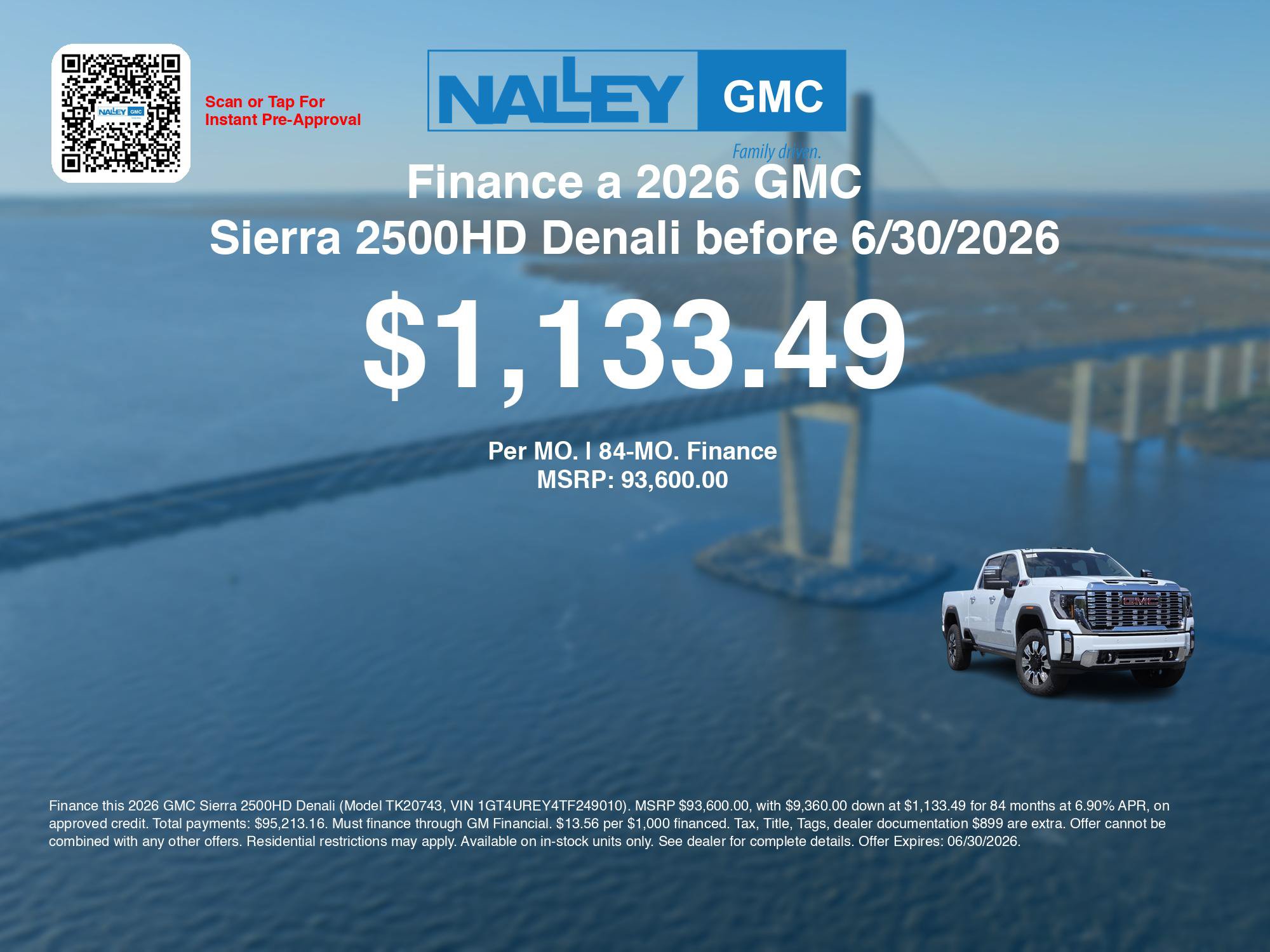 New 2026 GMC Sierra 2500 Denali w/ Denali Reserve Package AWD/4WD image 7