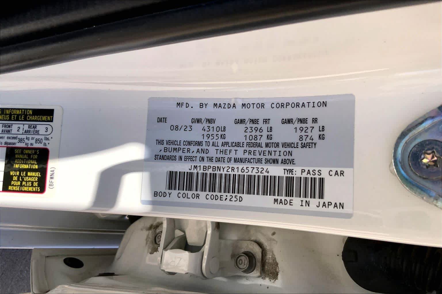Used 2024 MAZDA MAZDA3 Hatchback w/Premium Plus Pkg AWD/4WD image 34