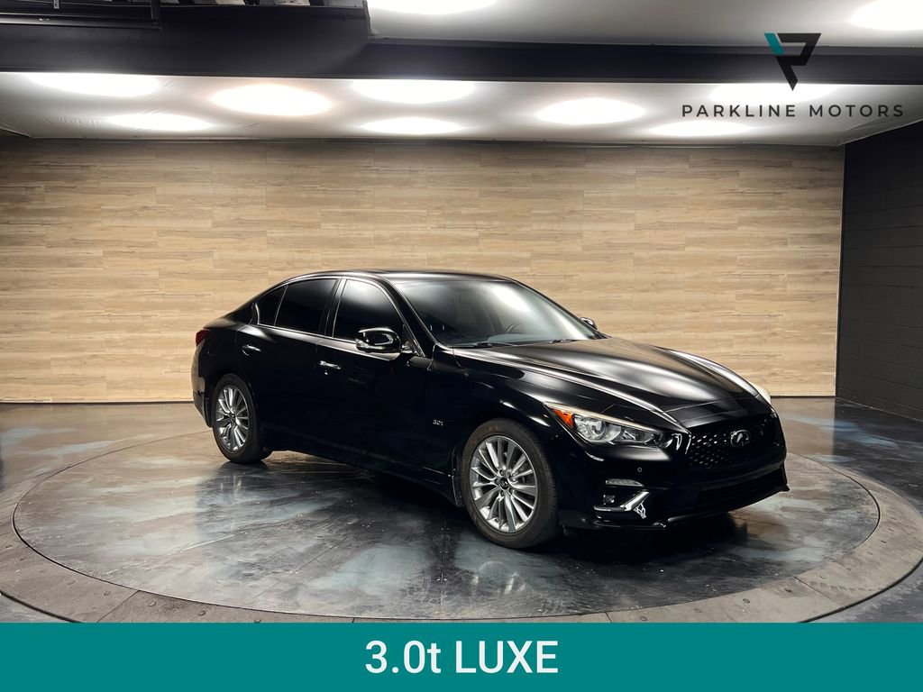 Used 2021 INFINITI Q50 Luxe w/ Cargo Package RWD image 1