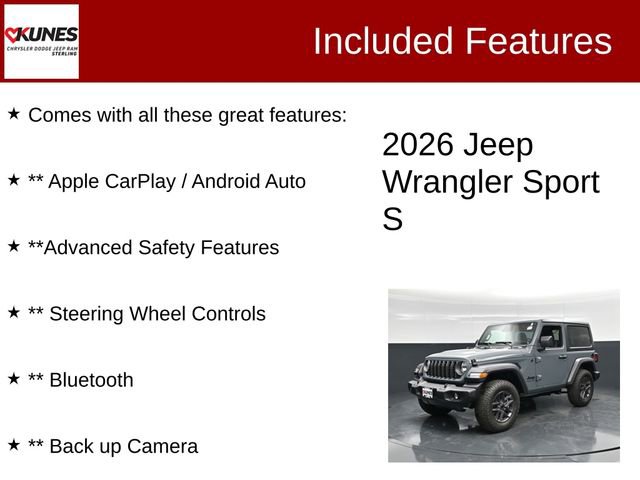 New 2026 Jeep Wrangler Sport S image 4