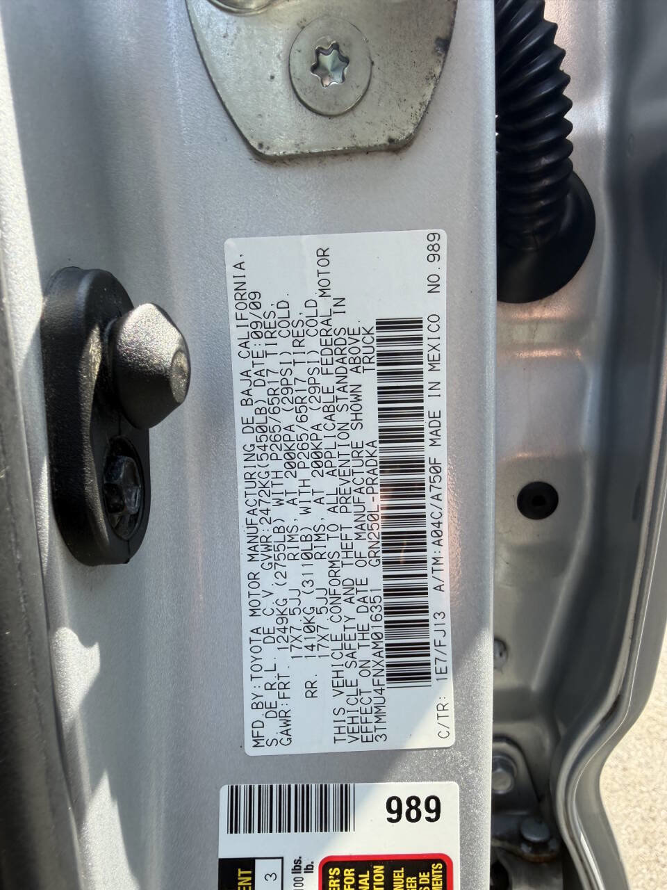 Used 2010 Toyota Tacoma 4x4 Double Cab image 13