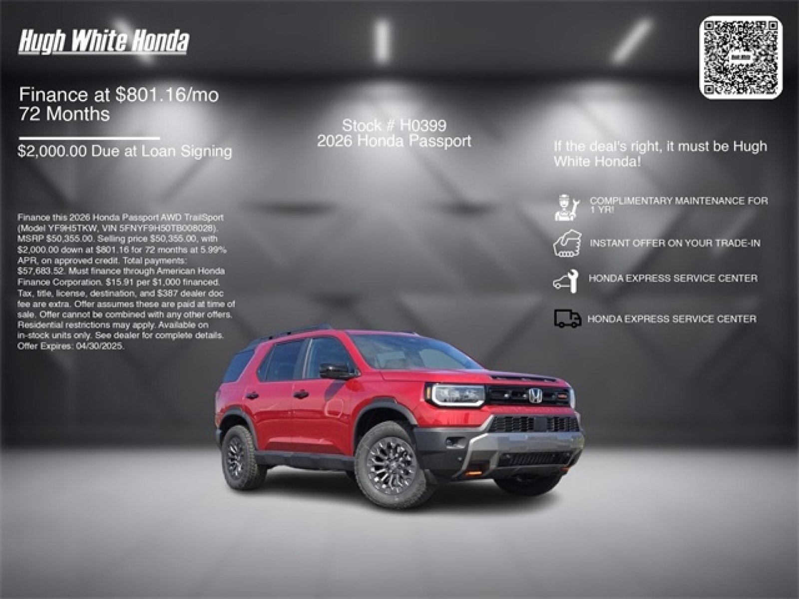 New 2026 Honda Passport TrailSport image 18