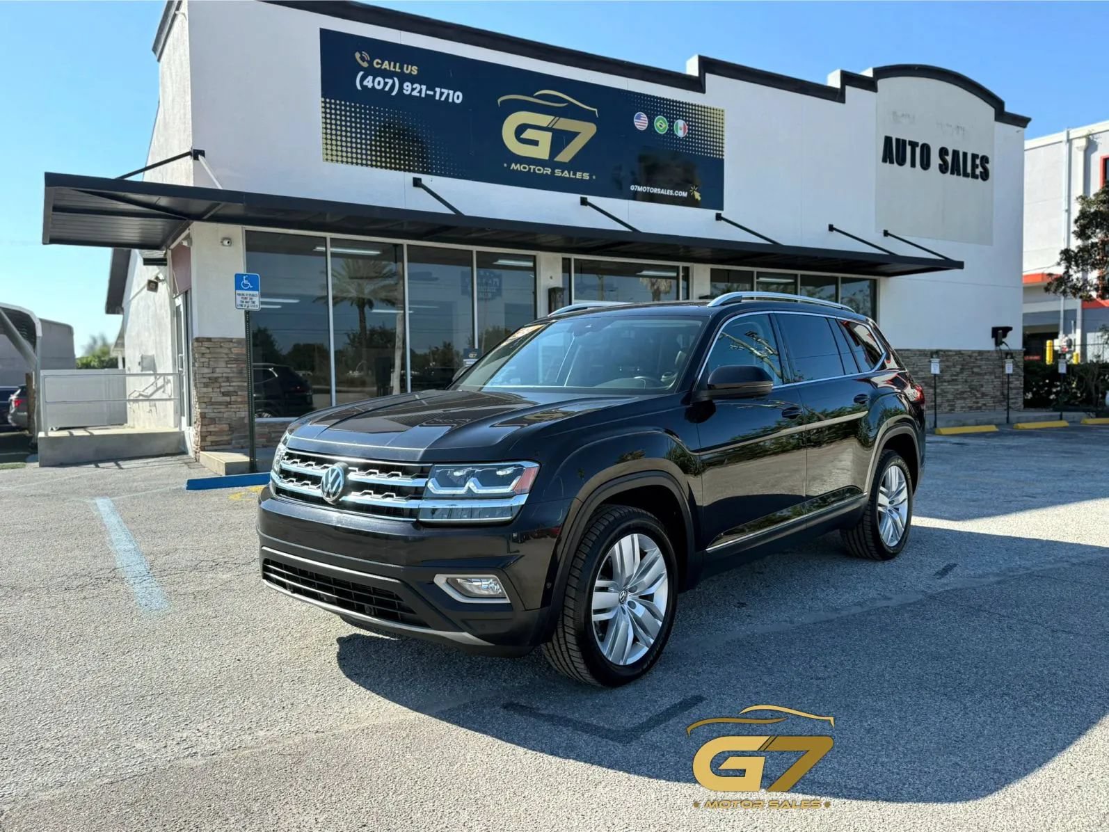 Used 2018 Volkswagen Atlas SEL Premium AWD/4WD image 1