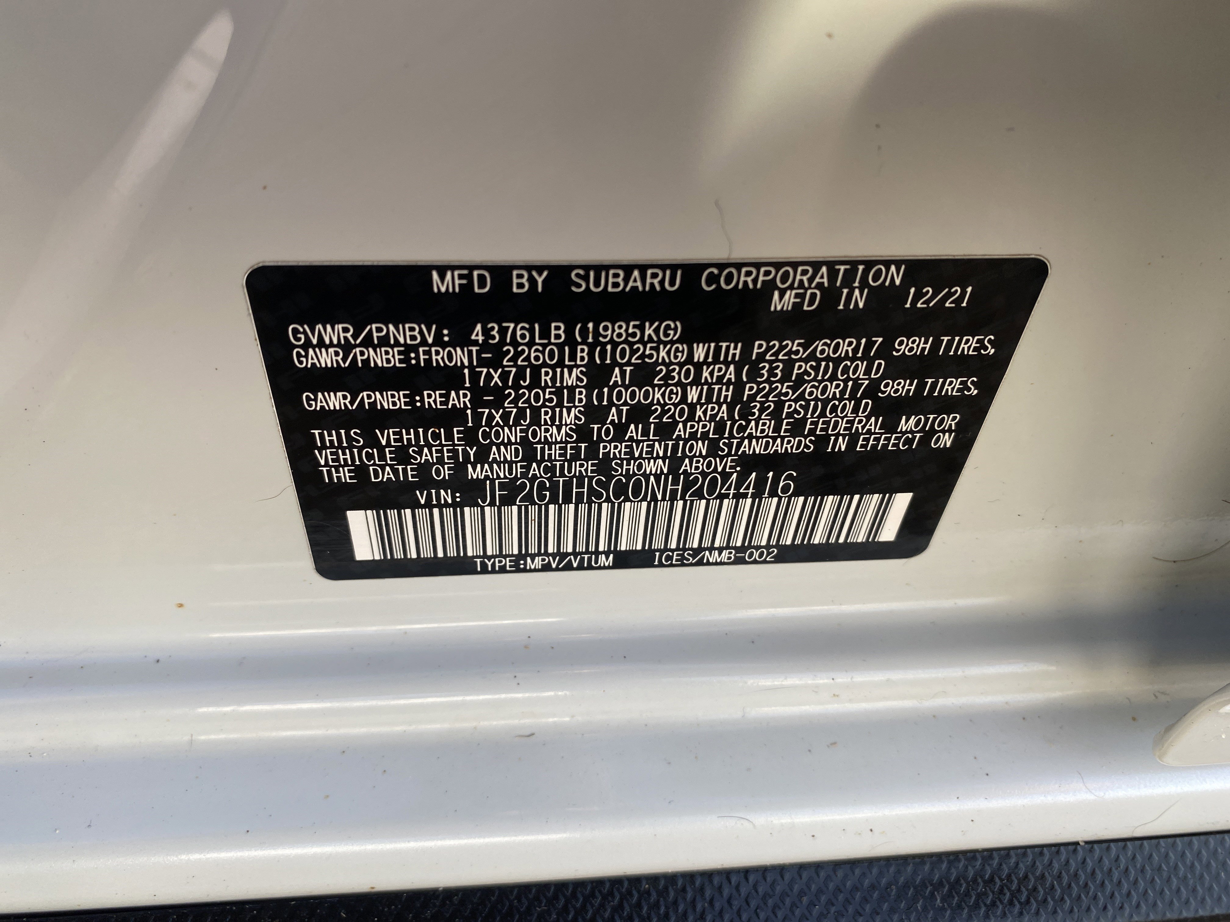 Used 2022 Subaru Crosstrek 2.5i Sport w/ Moonroof Package image 27