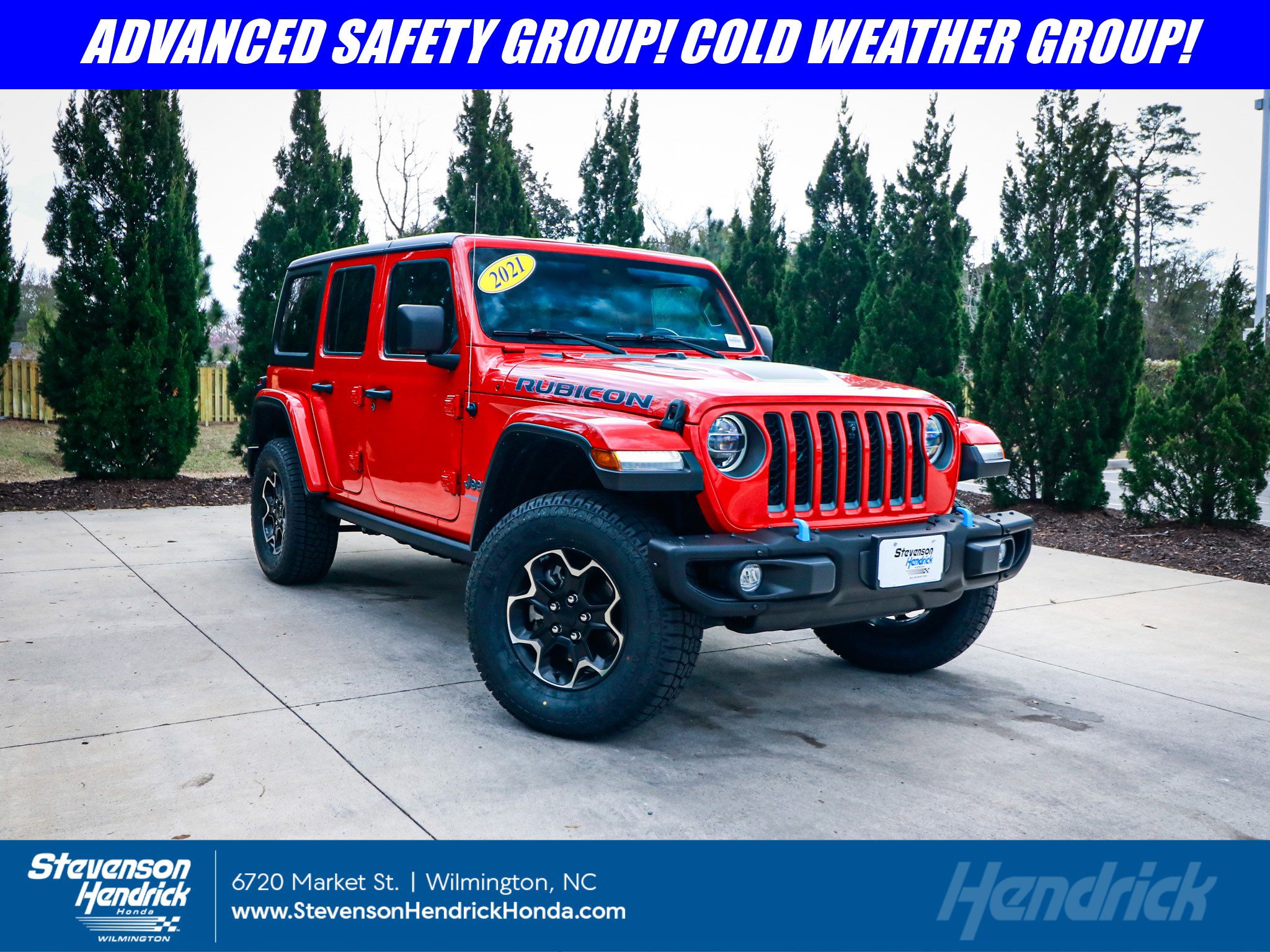 Used 2021 Jeep Wrangler Unlimited Rubicon 4xe w/ Dual Top Group AWD/4WD image 1