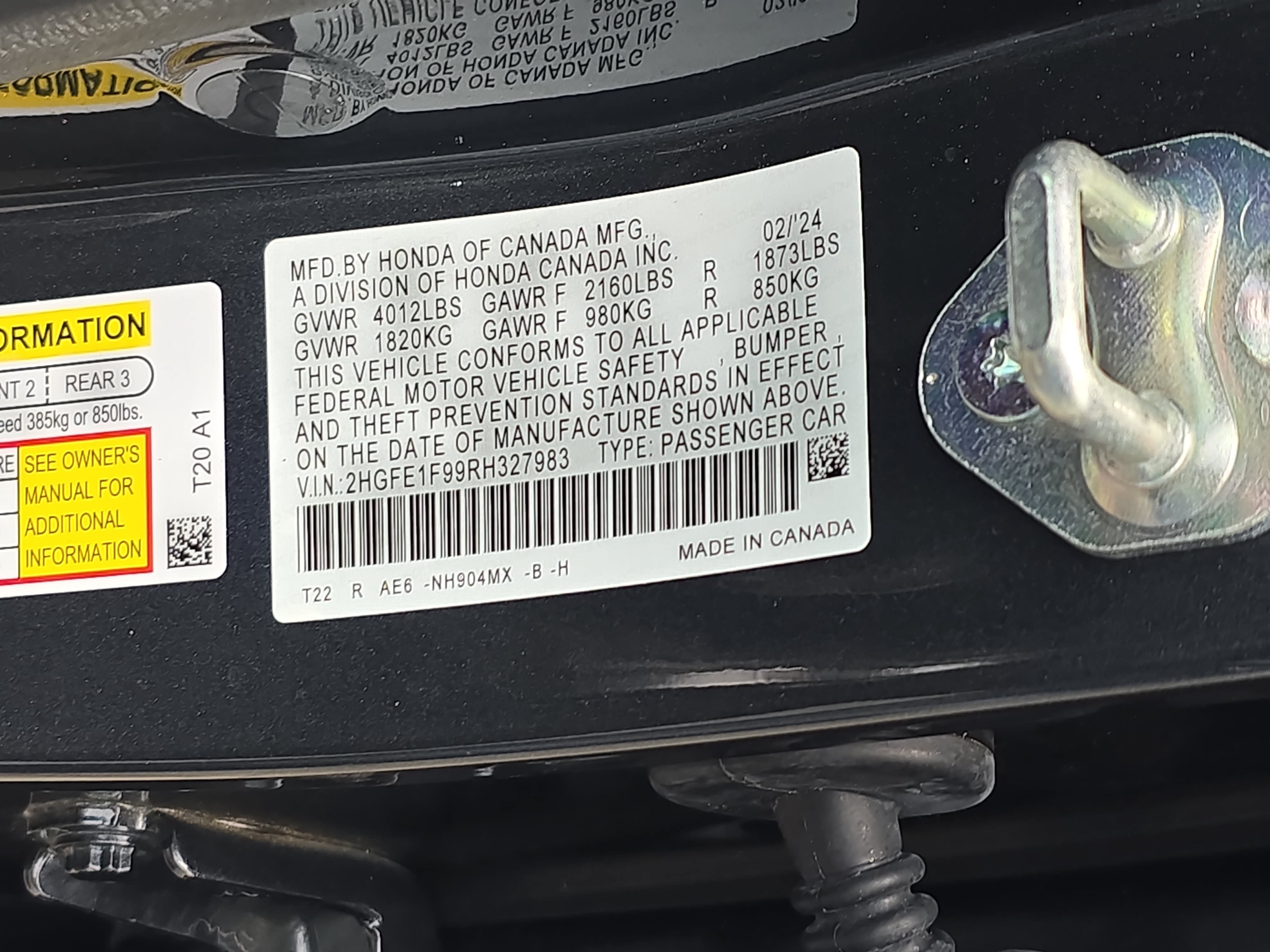 Used 2024 Honda Civic Touring image 37