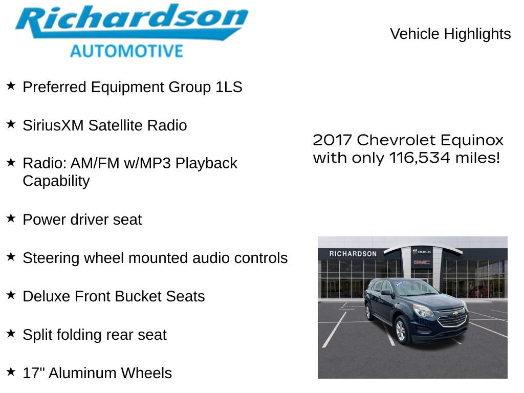 Used 2017 Chevrolet Equinox LS FWD image 12